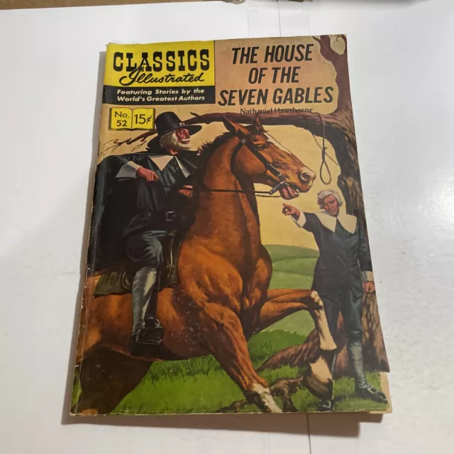 Classics Illustrated #52   (House Seven Gables)