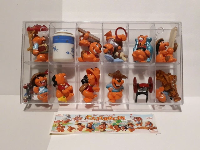 Série Complète Kinder Surprise Happy Rabbits Ski Bunnies + 1 Carte - Occasion - Collection