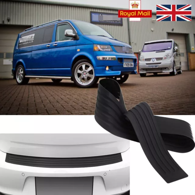 FOR VW T6 TRANSPORTER TAILGATE RUBBER REAR BUMPER PROTECTOR COVER TRIM 90x8cm