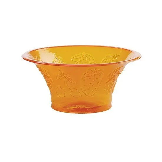 [100] Tasses Yaourt Yo Cup Couleur Orange 160cc Erremme Fruit Salade de Fruits