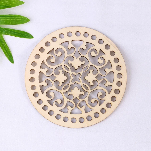 30 pz dischi da taglio rotondi cavi in legno 10 cm per ornamenti artigianali fai da te e