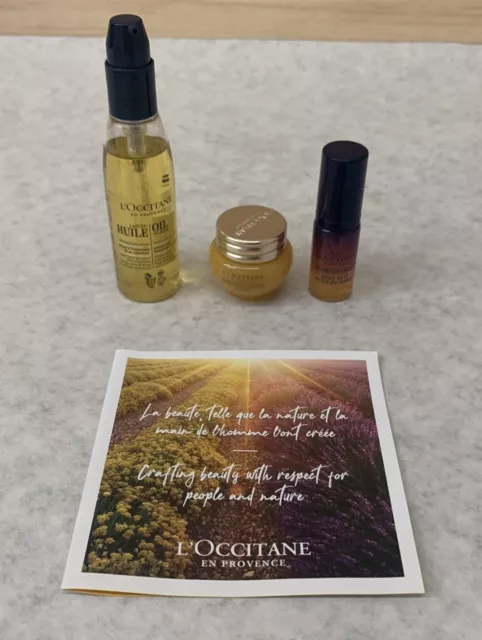 L'Occitane Immortelle Divine Gift Set for Anti-Aging: Cream, Serum & More