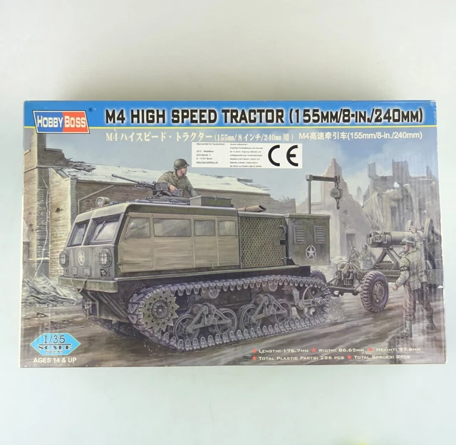 hobbyboss-82408-m4-high-speed-tractor-155mm-8-in-240mm-1-35-ungebaut