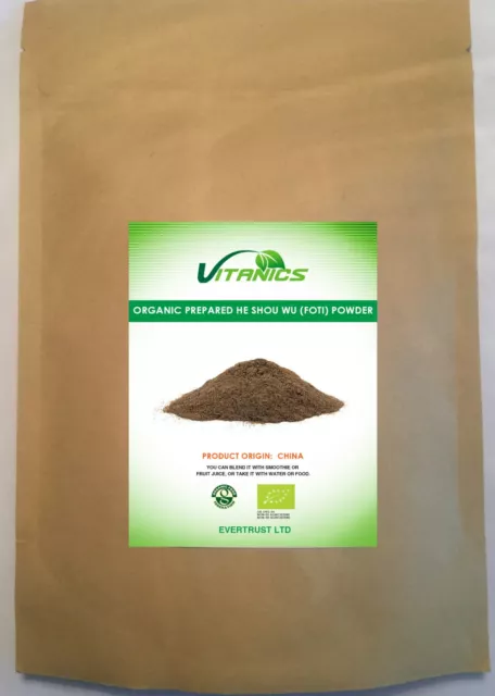 Organic Prepared He Shou Wu(FoTi) Root Powder