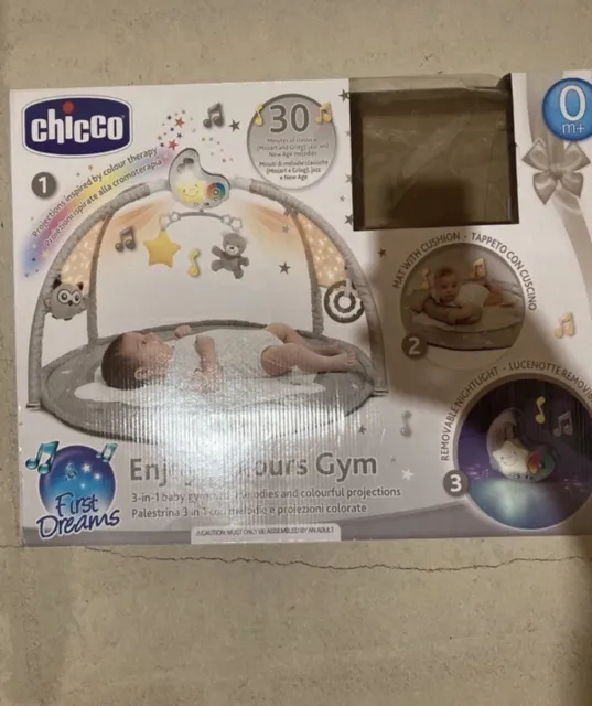 Chicco Palestrina dei Colori Play Gym Elettronica 3 in 1 Colore Beige 0 mesi+