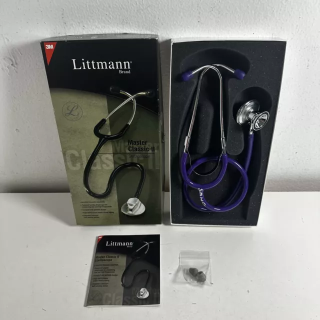 3M Littmann Classic II SE RainbowFinish Chestpiece Purple Monitoring Stethoscope