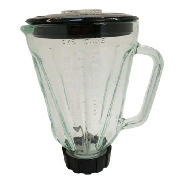 Hamilton Beach Wave Crusher Multi-Function Blender, 40 oz Glass Jar, Black,  58165 