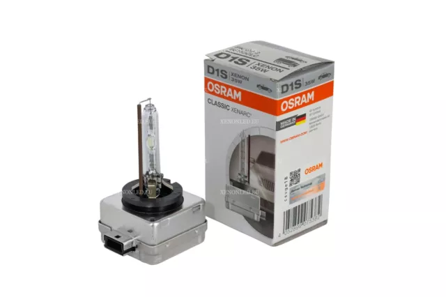 OSRAM XENARC CLASSIC 66140CLC Bulb, Depth Headlight D1S 85V 35W Pk32d-2,