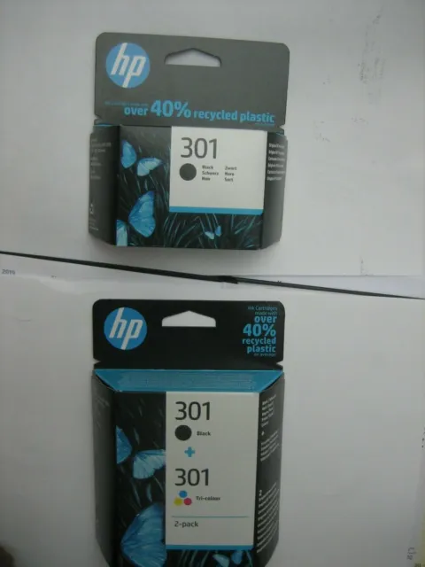 Kombipack E5Y87EE Original Tintenpatronen HP 301 1x farbe und 2x schwarz DJ1000