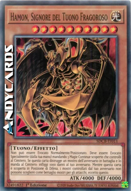 HAMON, SIGNORE DEL TUONO FRAGOROSO • Comune • SDCB IT011 • 1Ed • Yugioh!