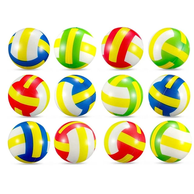 12 pz palline da stress pallavolo schiuma sport sollievo stress palla morbida piccola Vo Z3O8