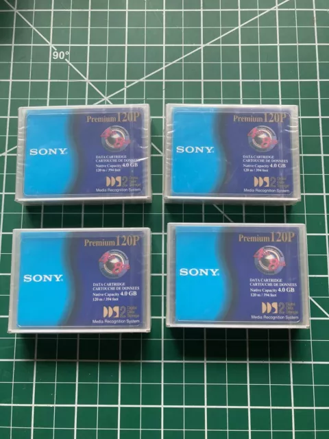 Sony DGD120P Digital Data Storage Cartridge 4 GB BRAND NEW  DDS-2 Lot Of 4