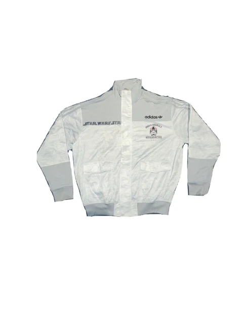 Adidas Track Suit Jacket XL STAR WARS Hoth Blizzard Snow Camo