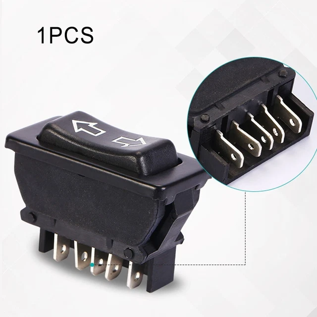 Interrupteur à Bascule Momentané 3 Positions (ON)-Off-(ON) 12V DC - Étanche