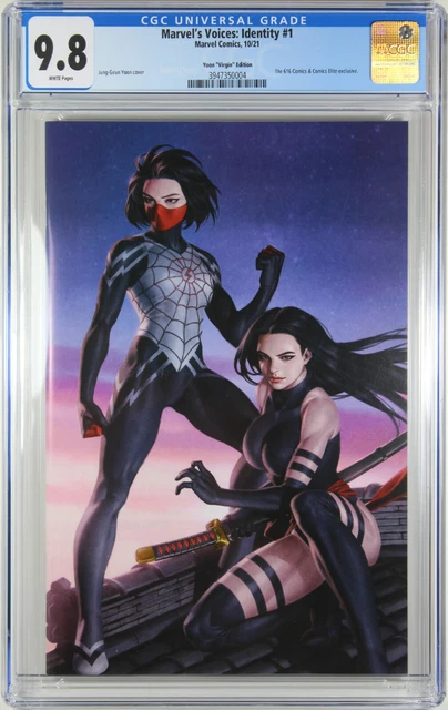 Marvel's Voices: Identity #1 (Yoon Exclusive Virgin Variant) ~ Cgc 9.8 Nm/M