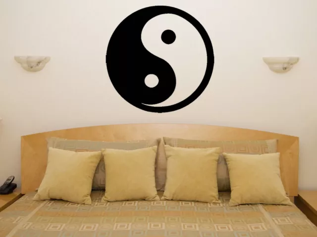 Ying Yang Living Room Bedroom Dining Decal Wall Art Sticker Picture Poster Decor