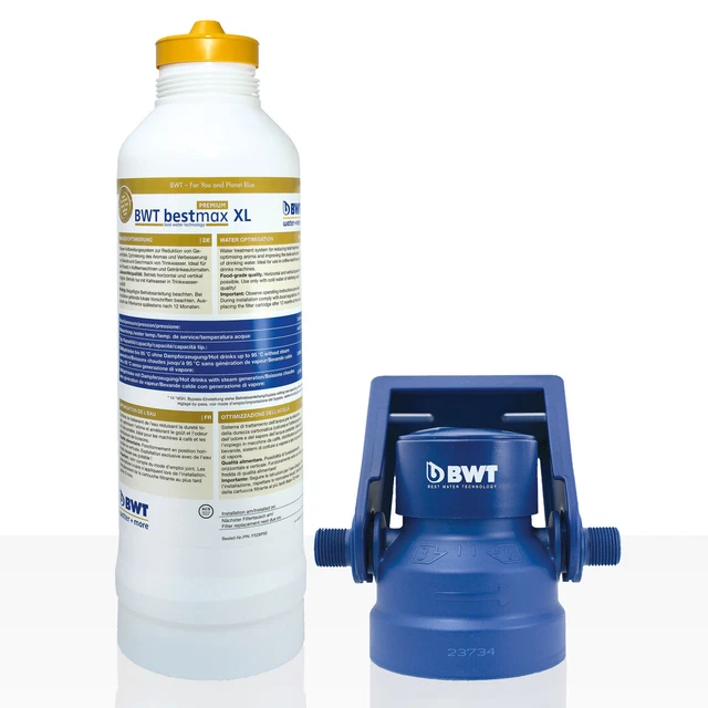 Bestmax XL Premium Filterkerze + Filterkopf, BWT Wasserfilter, ca. 4300 L