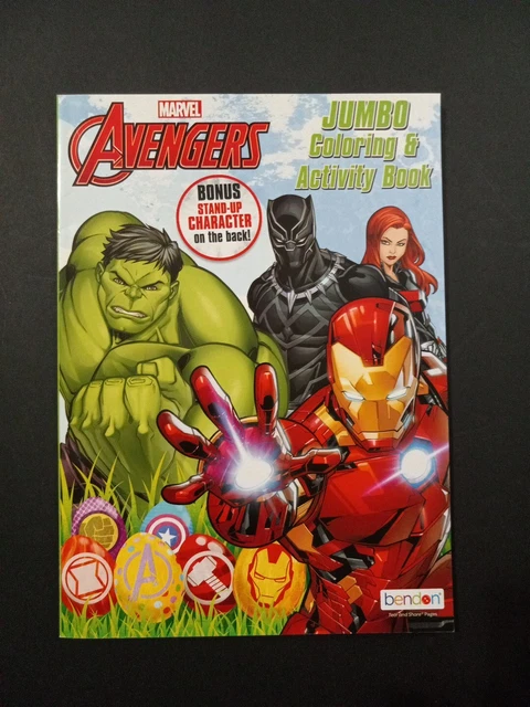 MARVEL AVENGERS JUMBO Coloring & Activity Book NEW $3.50 - PicClick