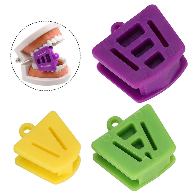 10pcs Dental Mouth Prop Internal Support Dental Bite Block Orthodontic Bite Bloc