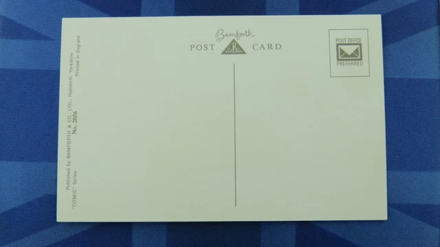 SAUCY BAMFORTH COMIC Postcard 1970s Big Boobs Nudist Camp TAKE THINGS OFF TABLE EUR 7,88