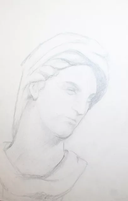 Bleistiftzeichnung eines realistischen Männerporträts
