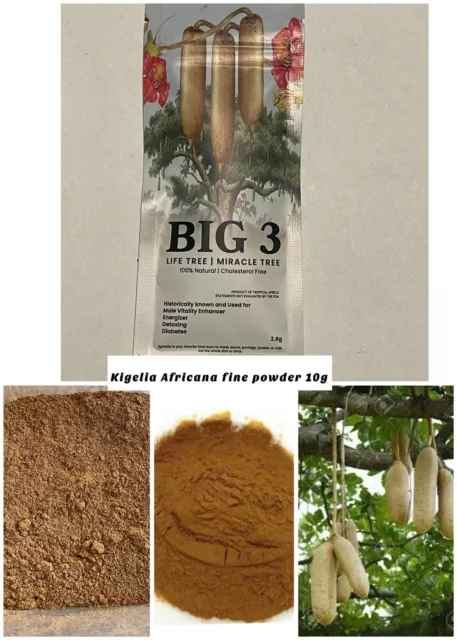 Kigelia Africana Male Enlargement 5x10g Powder- Female Breast & butt Enhancer