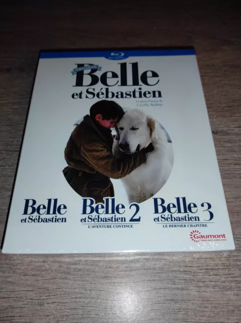 * Coffret Blu Ray Neuf Sous Blister Belle Et Sebastien  La Trilogie