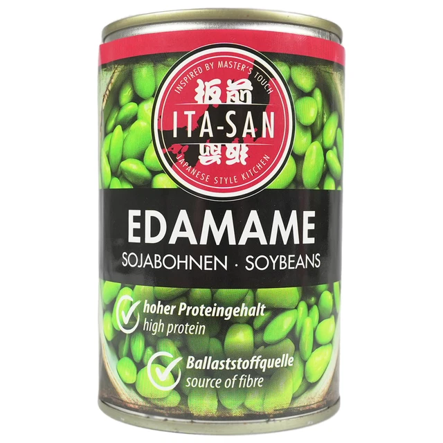 Ita-San Edamame Sojabohnen 12x400g/ATG230g Edamame Bohnen Sojabohnenkerne Soya