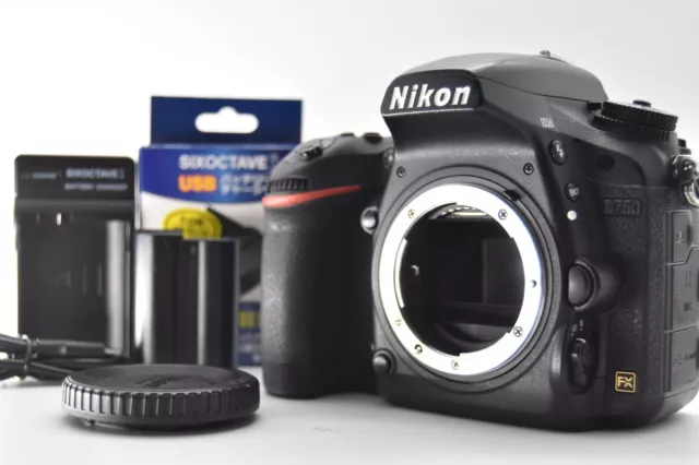 Nikon D750 24.3MP Digital SLR DSLR Camera Body  【MINT SC 30%】 #732