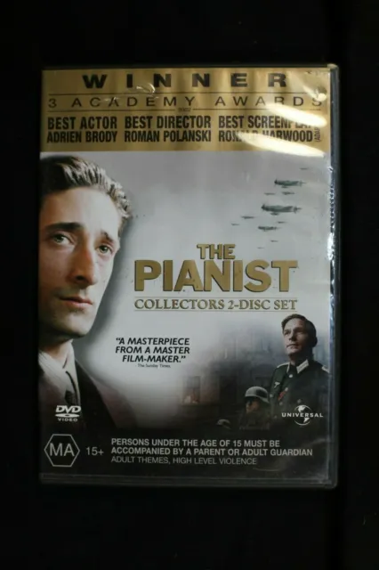 THE PIANIST 2 Disc Collector's Set (DVD, 2002) Region 4 - Brand 