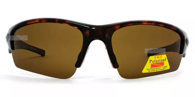 Polarized Sport Sunglasses Half Frame Wrap Outdoor Glasses Cycling Driving Pilot
