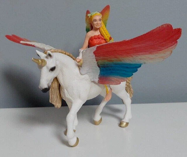 Figurine Schleich 70442 Bayala Liassa & Cheetah - Édition Rare Et Arrêtée - Monde Fantastique Elfes