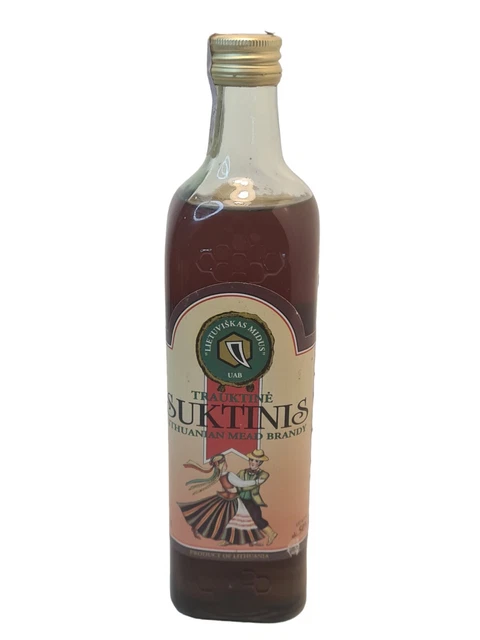 Suktinis Trauktine Vintage Boisson Lithuanian Folk Dance Mead Spirit 50% Vol 0,5