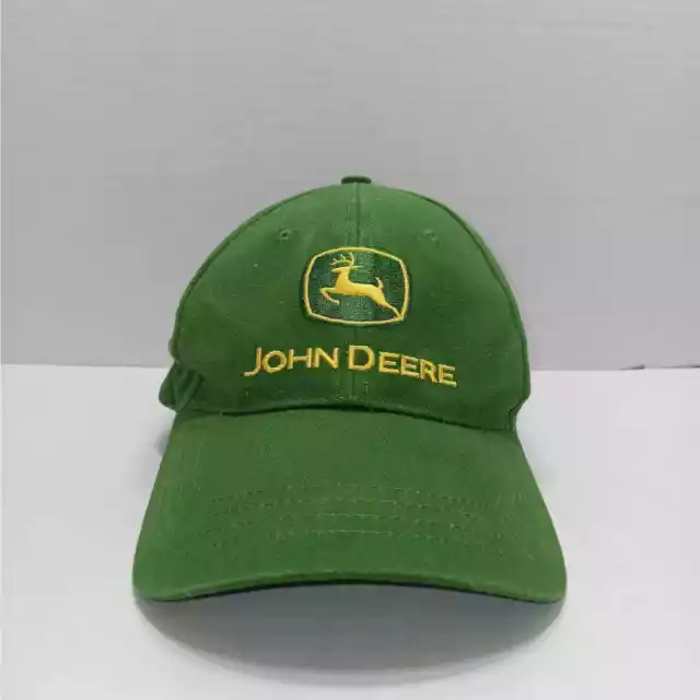 JOHN DEERE HAT Cap Adjustable Cloth strap with Buckle Green $12.00 ...