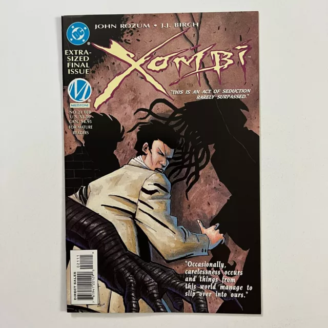 Xombi 21 Final Issue Rare Low Print Run (1996, Dc Comics Milestone)