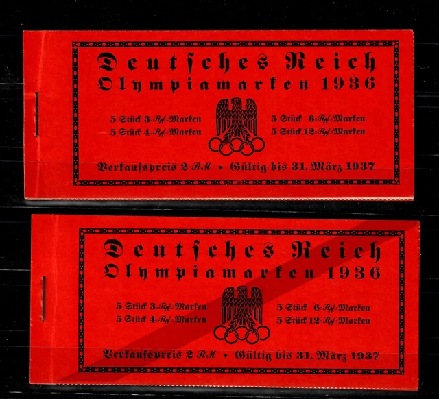 DR: MiNr. MH 42.1 und 42.2, Markenheftchen, postfrisch, **