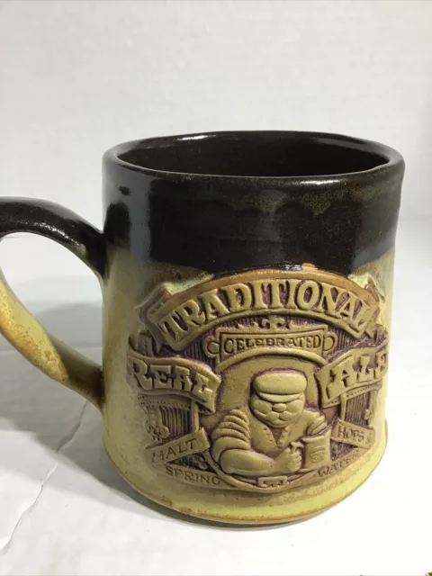 TRADITIONAL CELEBRATED REAL ALE POTTERY MUG. 3DArt Deco Print Mug. B138