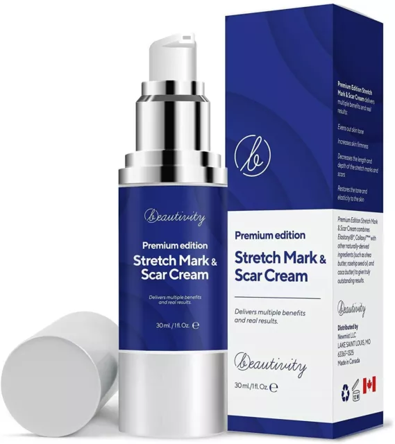 Scar Removal Cream for Stretch Marks, Acne, Surgery, Injury, Made in Canada