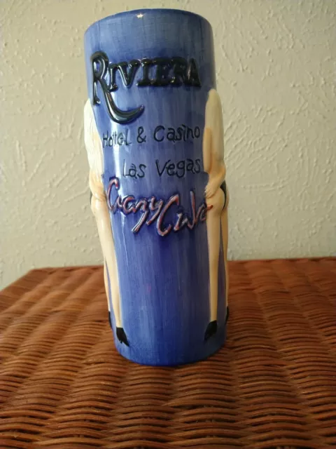 Riviera Hotel And Casino Las Vegas Crazy Girls Showgirls Ceramic Tiki 3D Mug