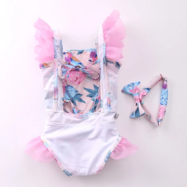 Bikini nuoto bambina costumi da bagno bambino costume da bagno monopezzo 3