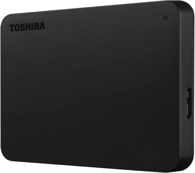 Hd Hard Disk Esterno 1Tb Toshiba 2.5 1Tb Usb 3.0 Canvio Nero Hdtb510Ek3Aa 1000Gb 3