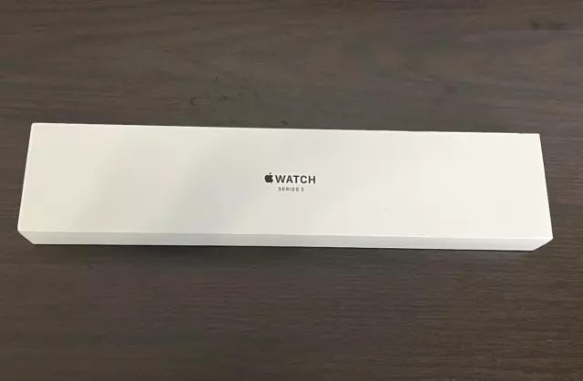 Apple Watch Series 3 EMPTY BOX ONLY 42mm Case Space Gray Aluminum Band Black 2