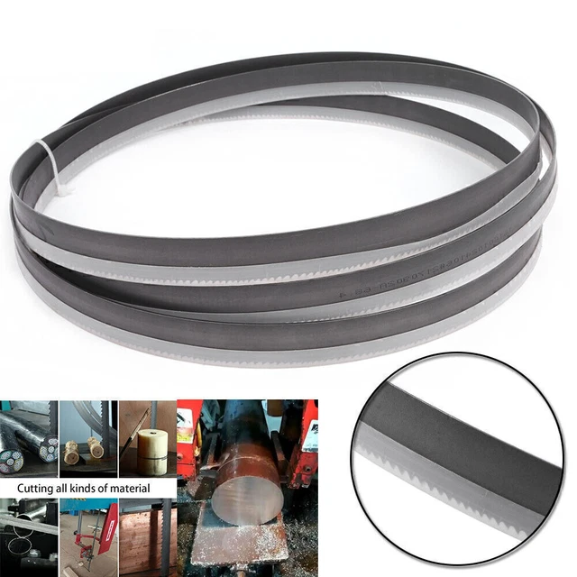 93" (7' 9") x 3/4" 8/12 Band Saw Blade M42 Bi-metal Material Cutting Tools