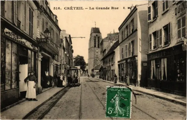 CPA AK CRETEIL La Grande Rue (600419)