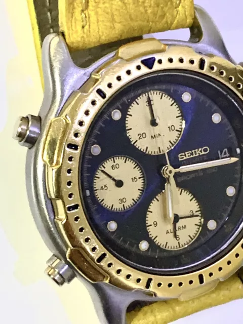 SEIKO SPORTS 150 chronograph vintage Raro colección 7t32 Quartz Reloj  Hombre EUR 110,00 - PicClick FR