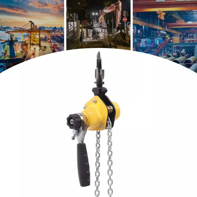 0.5Ton Lever Block Chain Hoist Come Along Puller 20feet Chain Lifter W/2 Ratchet