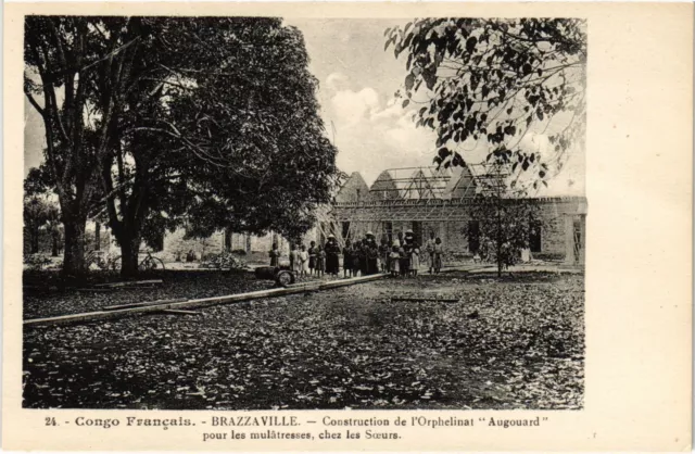 CPA AK CONGO Francais- Brazzaville - Construction de l'Orhelinat (86586)