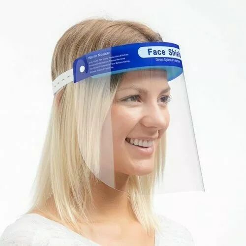 Protector Facial De Seguridad Con Esponja Visera Seguridad Facial Transparente