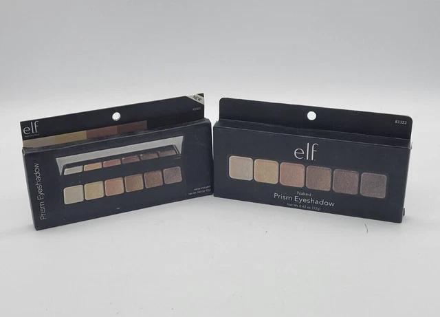 2 Pack E.l.f. Prism Eyeshadow Palette 83322 Contour, Line & Highlight