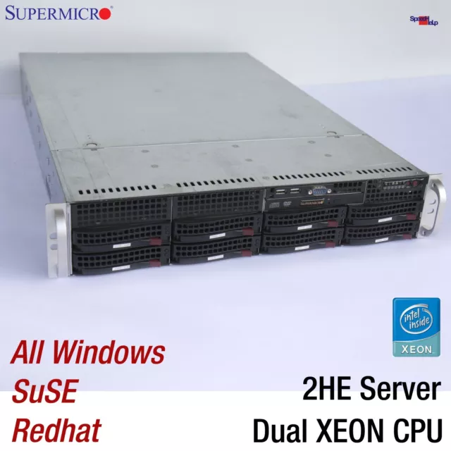 2HE 2U 48CM 19 " Serveur Supermicro Double Xeon 5060 X7db8 + Simlp-B SCSI Tous